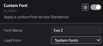 System Fonts